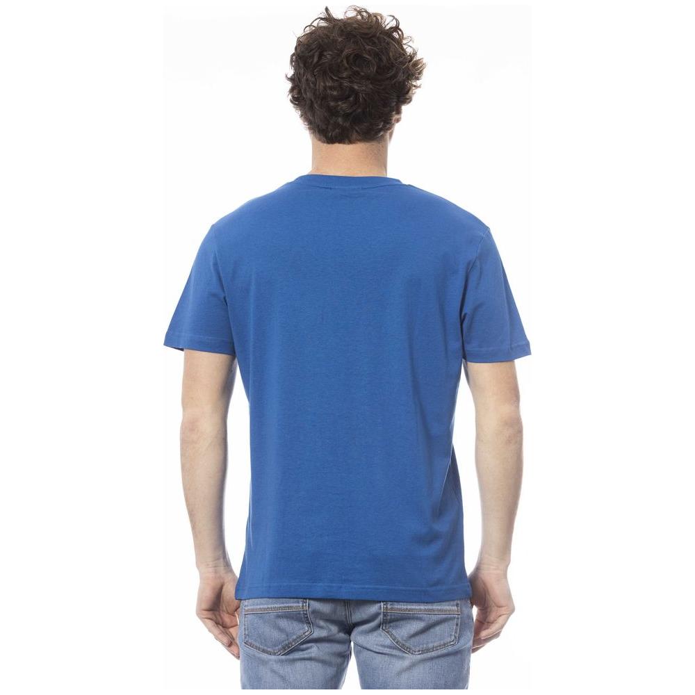 Invicta Blue Cotton Men T-Shirt IN-24041-S
