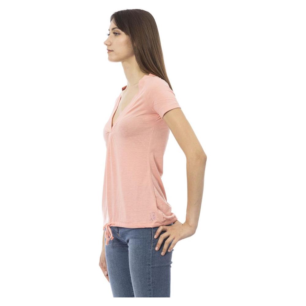 Trussardi Action Multicolor Cotton Women T-Shirt TR-24173-M