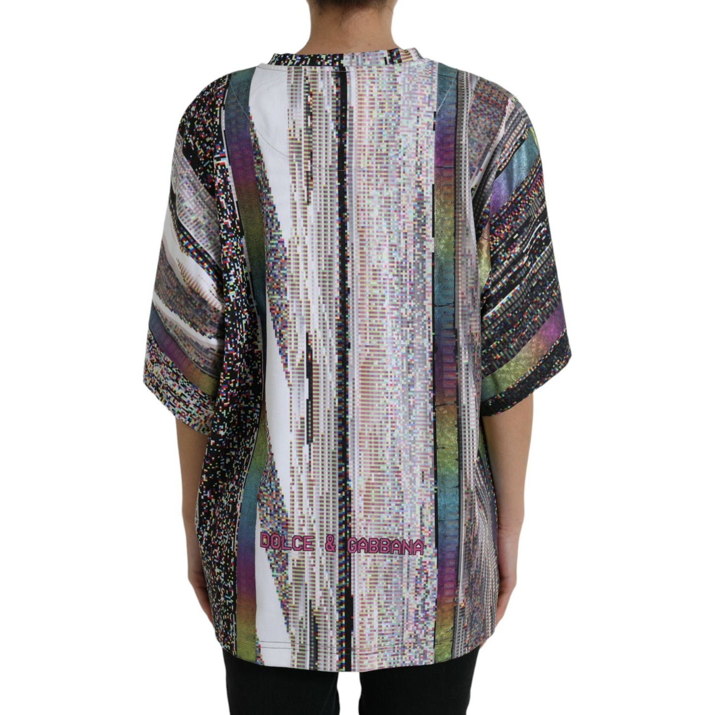 Dolce & Gabbana Multicolor With Love Always Print T-shirt TSH84328-42