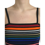 Dolce & Gabbana Multicolor Stripes Spaghetti Strap Tank Top TSH84802-40
