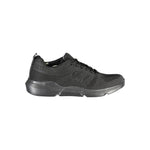 Sergio Tacchini Sleek Black Lace-up Sneakers with Contrast Detailing SE-23681-EU45/US12-FBB-246