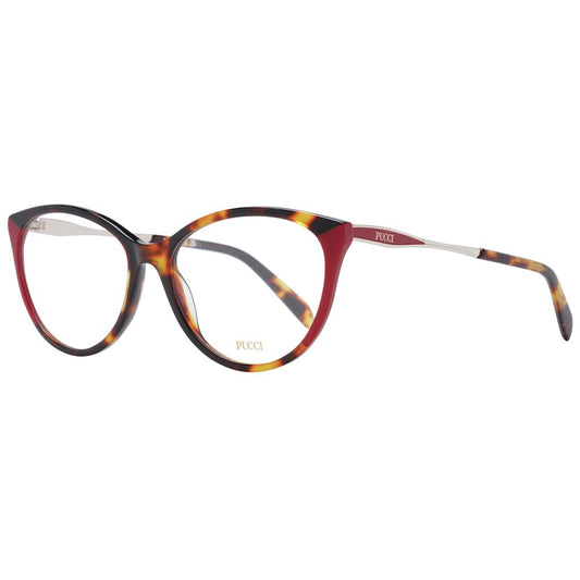 Emilio Pucci Red Women Glasses Frame