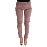 Ermanno Scervino Chic Pink Capri Cropped Trousers Ermanno Scervino Dim Gray