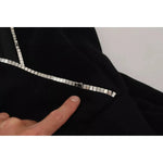 Dsquared² Black Embellished Sleeveless V-neck Jumpsuit Dress DR28909-38