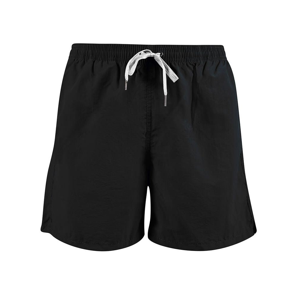 Yes Zee Black Polyester Men's Swim Short YE-12184-S