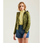 Refrigiwear Green Polyamide Women Jacket RE-1133-IT40|S