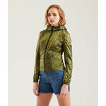 Refrigiwear Green Polyamide Women Jacket RE-1133-IT40|S