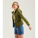 Refrigiwear Green Polyamide Women Jacket RE-1133-IT40|S