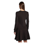 Love Moschino Chic Embossed Logo Cotton Blend Dress LO-10231-IT46 | L