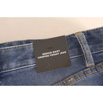 Dsquared² Blue Mid Waist Cropped Twiggy Denim Jeans PAN74490-38