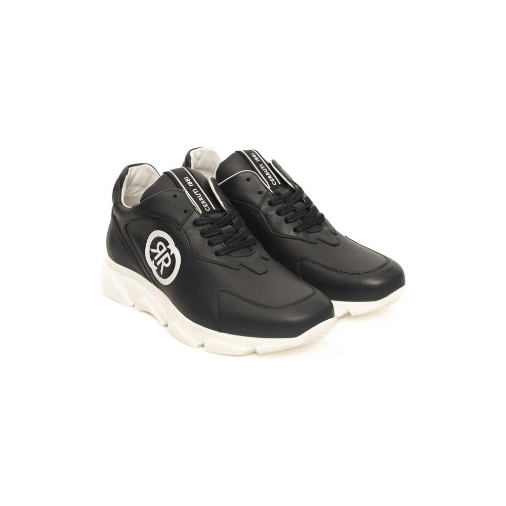 Cerruti 1881 Blue Cowhide Men Sneaker CE-24467-EU42/US9