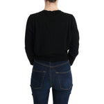 MARGHI LO' Black Wool Blouse Sweater SIG30150-2