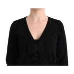 MARGHI LO' Black Wool Blouse Sweater SIG30150-2