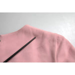 Dolce & Gabbana Pink A-line Flare Viscose Short Sleeves Dress DR281183-42
