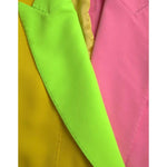 Dolce & Gabbana Multicolor Patchwork Peak Lapel Coat Jacket JKT4052-40