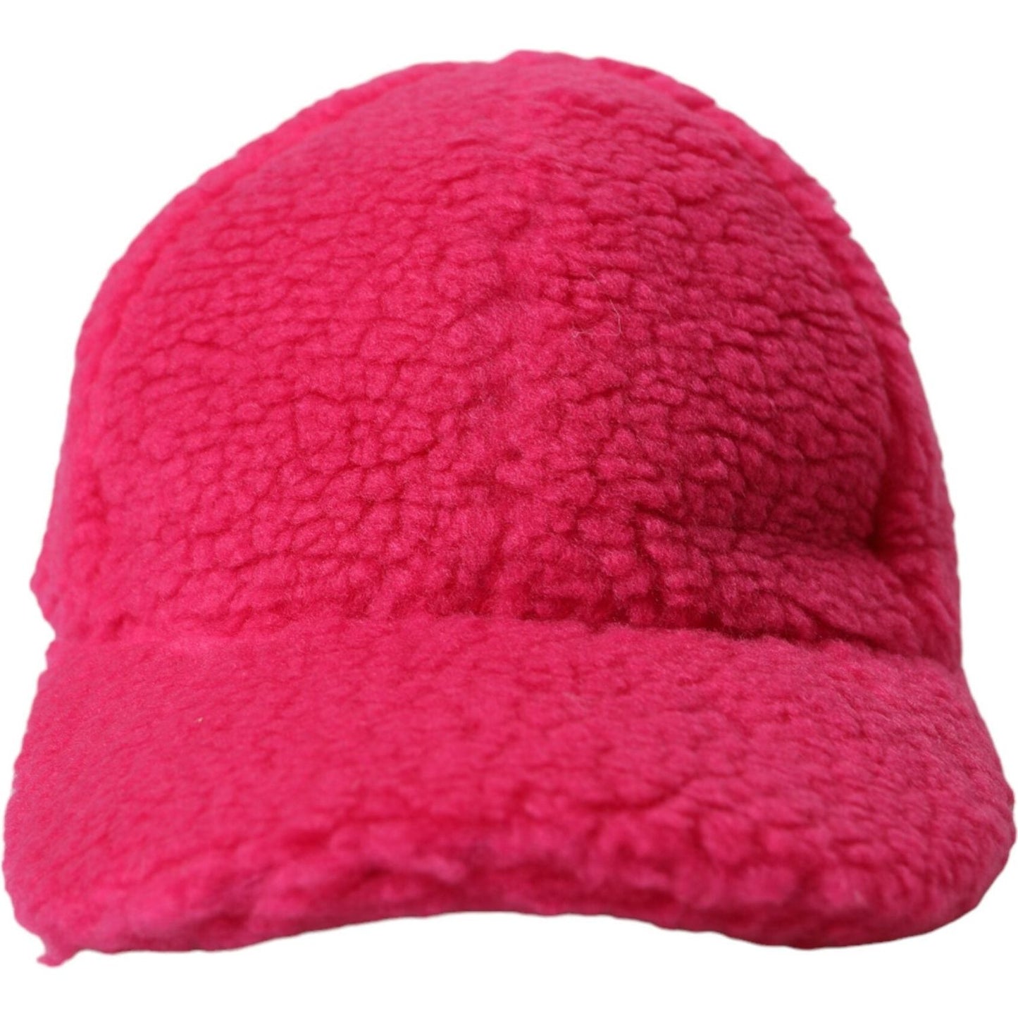Dolce & Gabbana Pink Fleece Plush Baseball Hat Men HAT9536-58