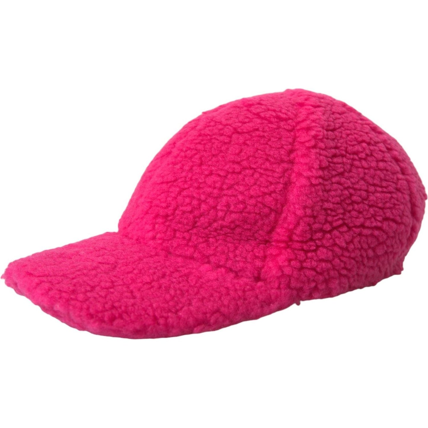 Dolce & Gabbana Pink Fleece Plush Baseball Hat Men HAT9536-58