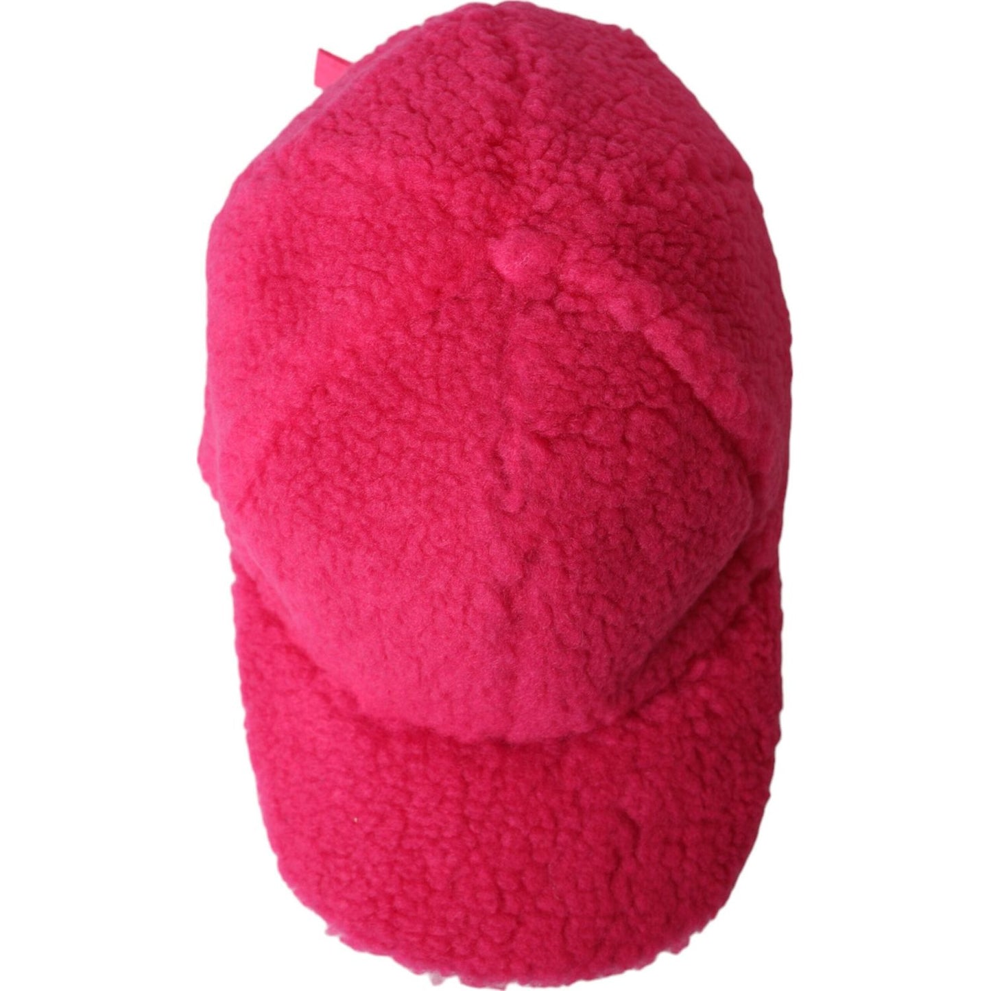 Dolce & Gabbana Pink Fleece Plush Baseball Hat Men HAT9536-58