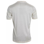 Dolce & Gabbana White Short Button Closure Silk Top T-shirt TSH84862-52
