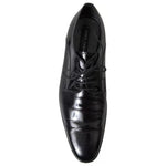 Dolce & Gabbana Black Polished Leather Formal Dress Shoes MV5139-44