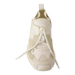 Dolce & Gabbana White Fabric Suede Sorrento Lace Up Sneakers Shoes MV4622-40