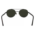 Dolce & Gabbana Matte Black Steel Frame Green Lens DG2245 Sunglasses GLA1106