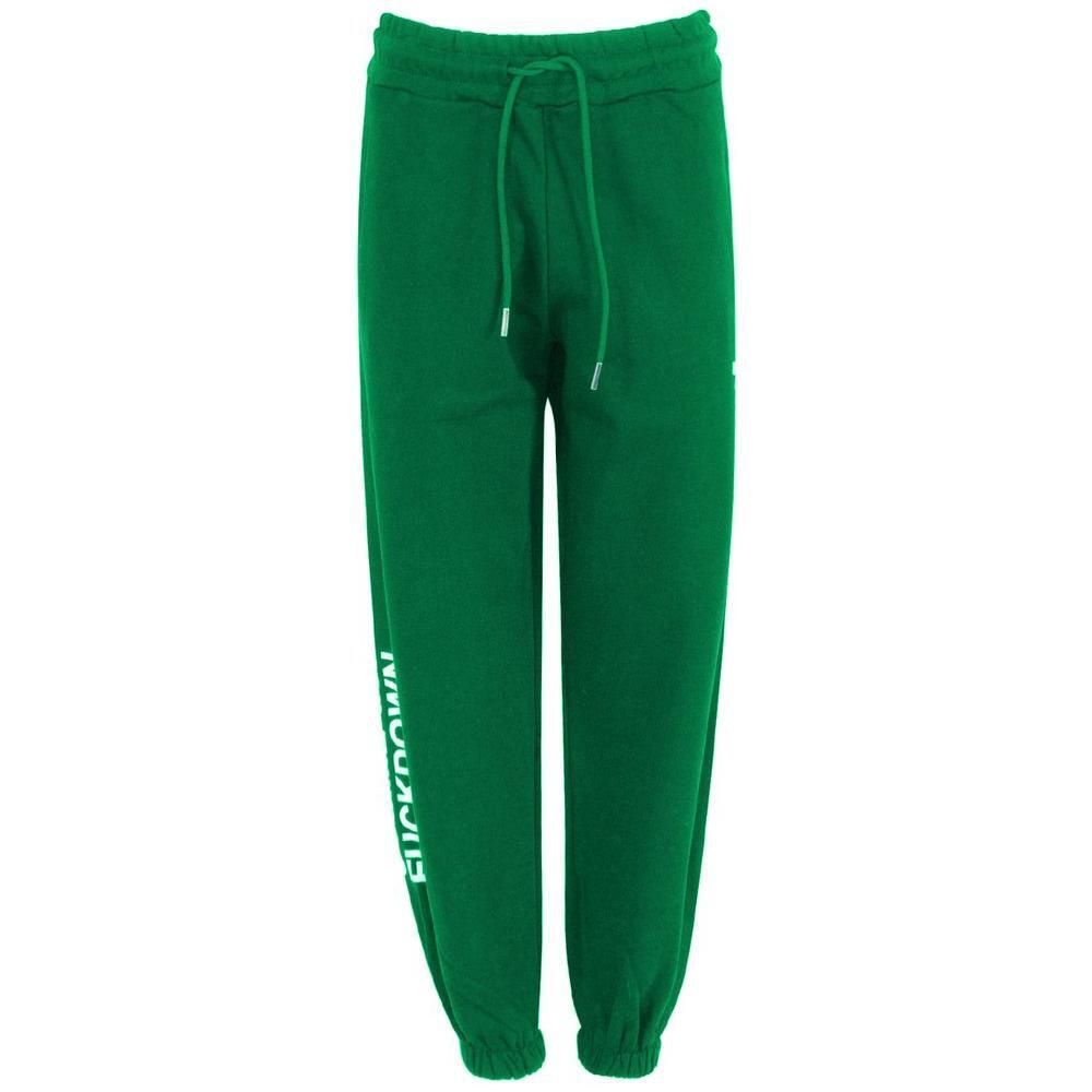 Comme Des Fuckdown Green Cotton Jeans & Pant CO-13384-S