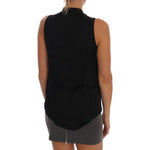 Versace Jeans Black Sleeveless Viscose Blouse Top TSH1470-3