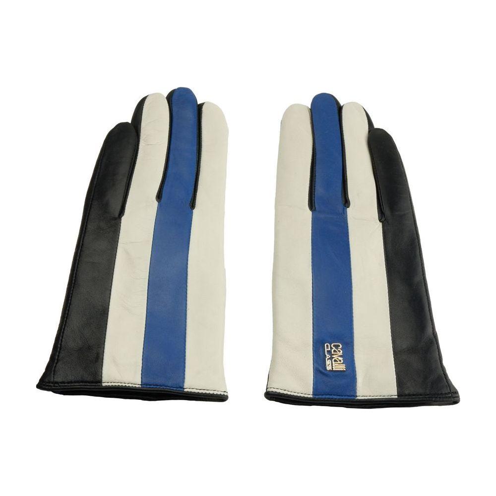 Cavalli Class Blue Lambskin Women Glove CA-5116-7.5|S