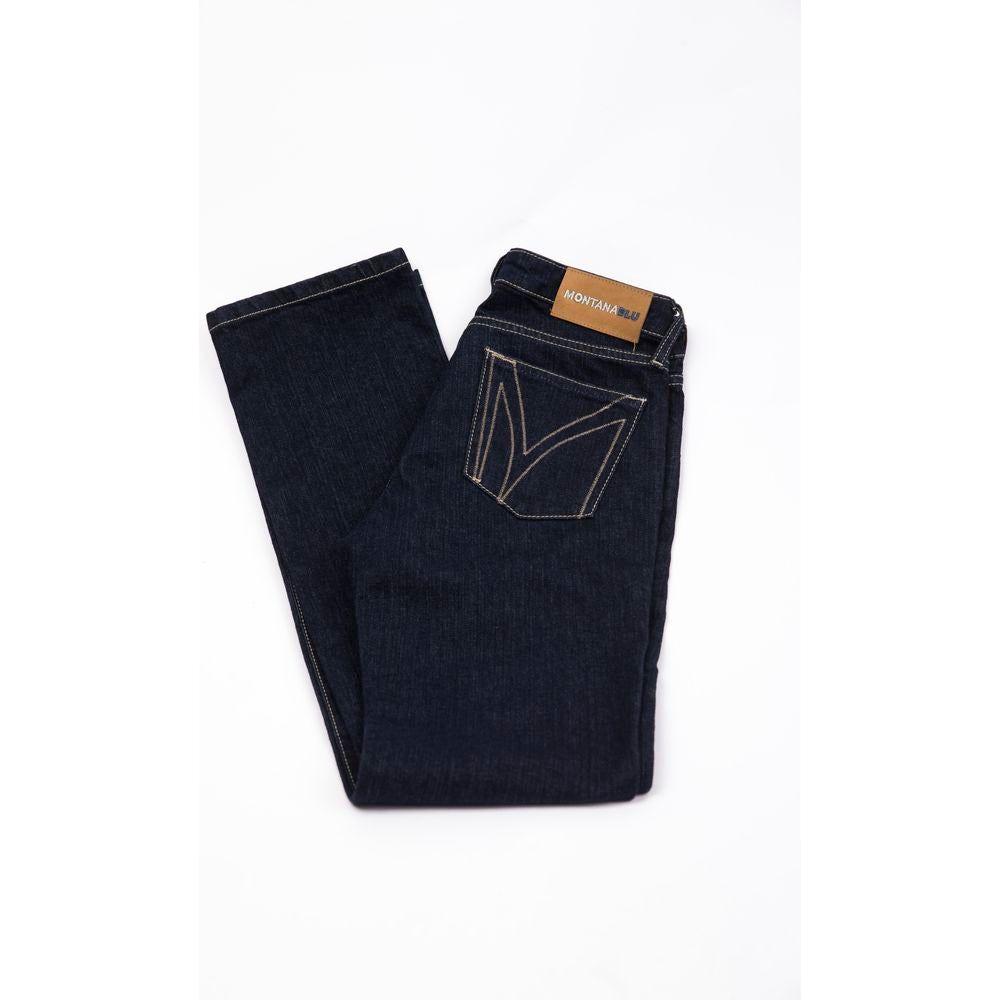 Montana Blu Blue Cotton Women Jeans MO-14235-W26
