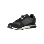 Napapijri Black Leather Men Sneaker NASH-11434-EU46/US12-FBB-278