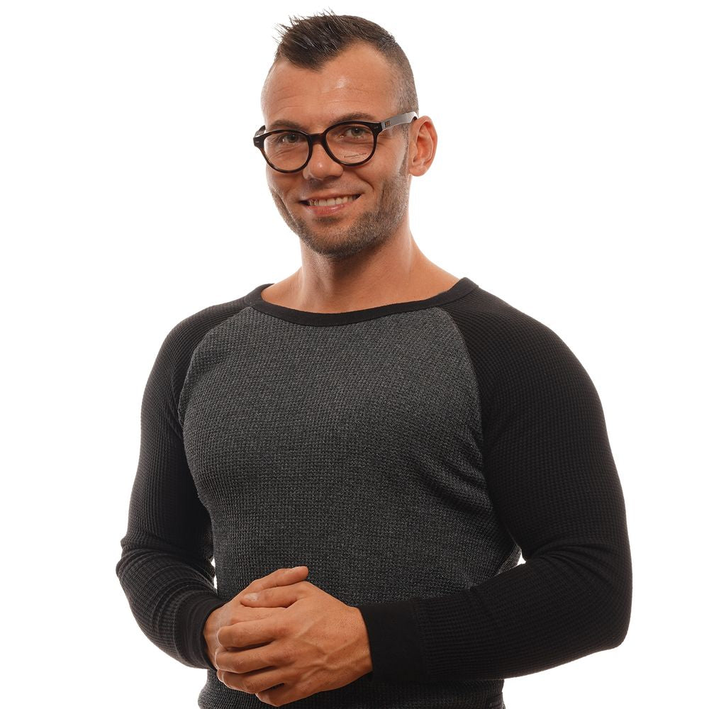 Ermenegildo Zegna Brown Plastic Glasses (Frames)