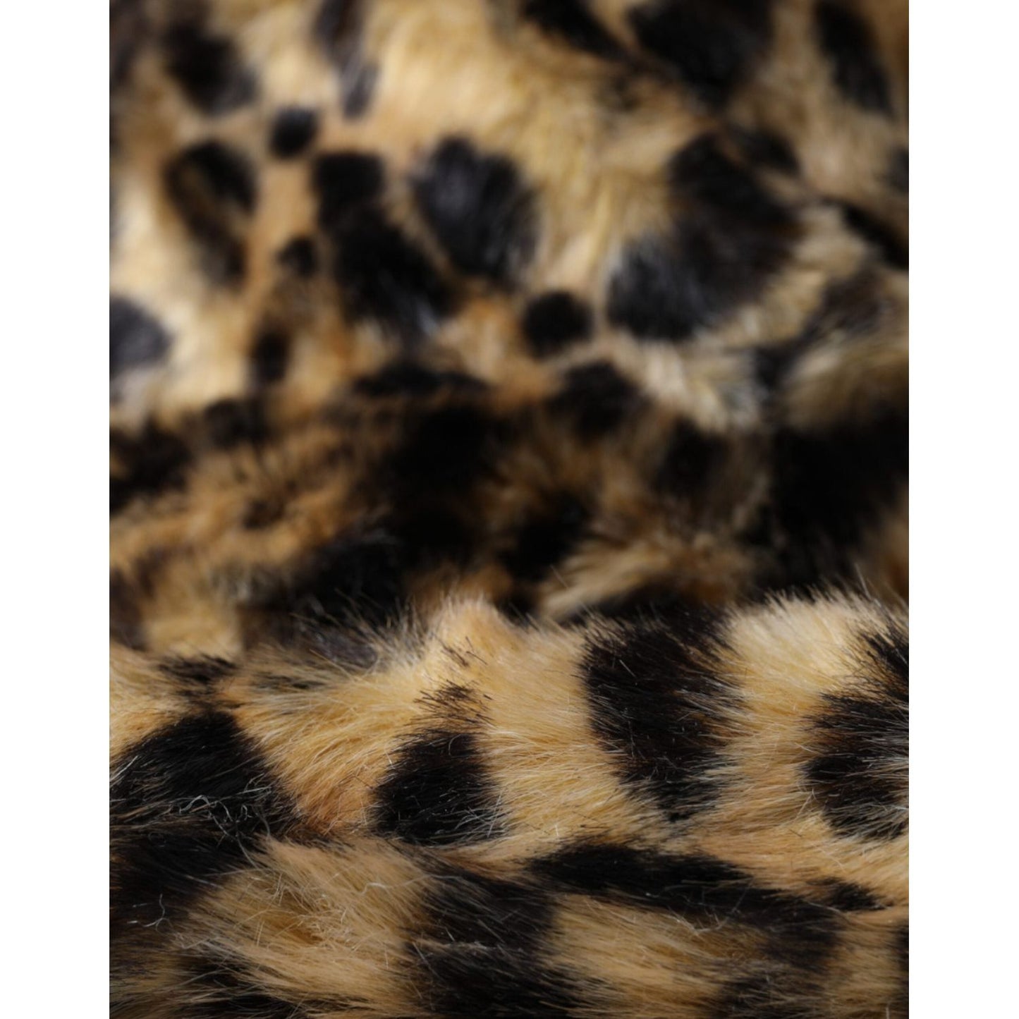 Dolce & Gabbana Brown Leopard Fur Women Bucket Hat