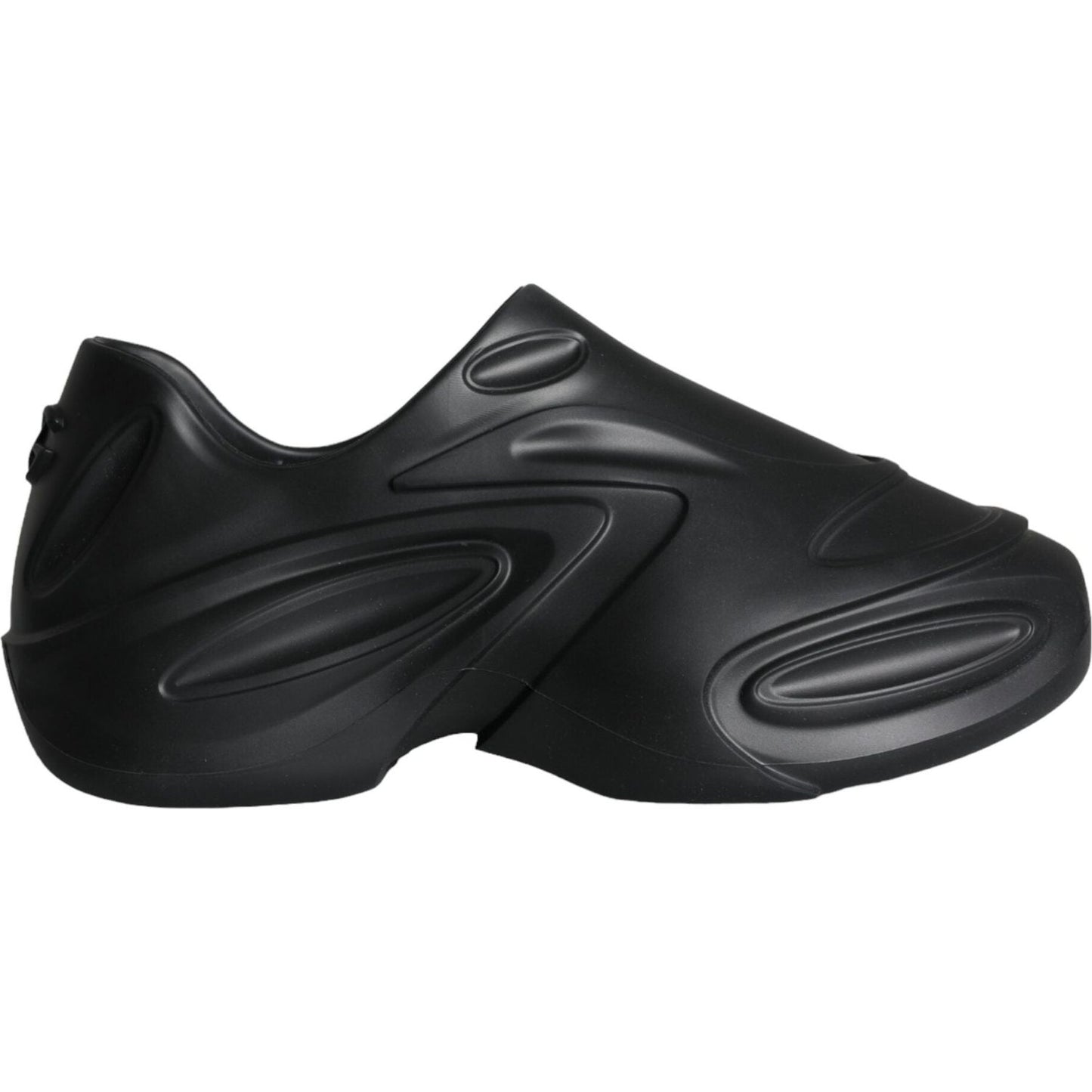 Dolce & Gabbana Black Foiled Rubber Toy Low Top Sneakers Shoes MV5881-44