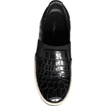 Dolce & Gabbana Black Leather Loafers Slippers Casual Shoes MV5919-39