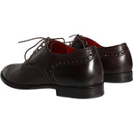 Dolce & Gabbana Brown Calfskin Leather Lace Up Oxford Shoes MV6050-45