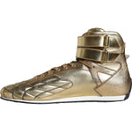 Dolce & Gabbana Gold Leather Sartoria High Top Sneakers Shoes MV6122-44