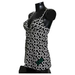 Dolce & Gabbana Black DG Mania Print Sleeveless Swimwear BIK1014-IT1