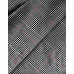 Dolce & Gabbana Gray Plaid Wool Mid Waist Women Tapered Pants PAN75520-42