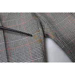 Dolce & Gabbana Gray Plaid Wool Mid Waist Women Tapered Pants PAN75520-42