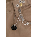 Costume National Beige Super Slim Fit Designer Jeans Jeans & Pants Costume National Dim Gray