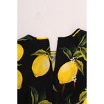 Dolce & Gabbana Multicolor Lemon Silk Stretch T-Shirt TSH1451-3