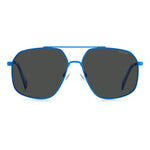 Polaroid Blue Stainless Steel Sunglasses POPLD6173SMVUM9AC