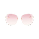 Longchamp Rose Gold Metal Sunglasses LOLO160S716AC