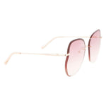 Longchamp Rose Gold Metal Sunglasses LOLO160S716AC