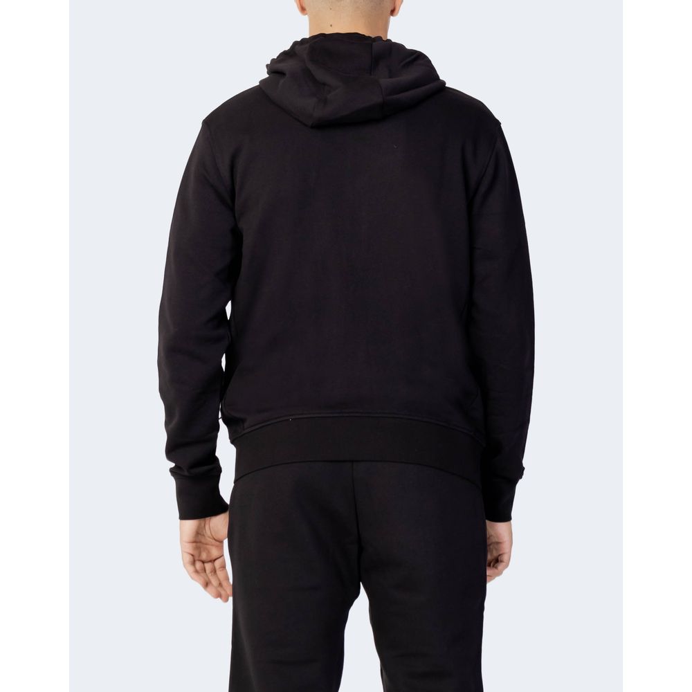 Armani Exchange Black Cotton Hoodie