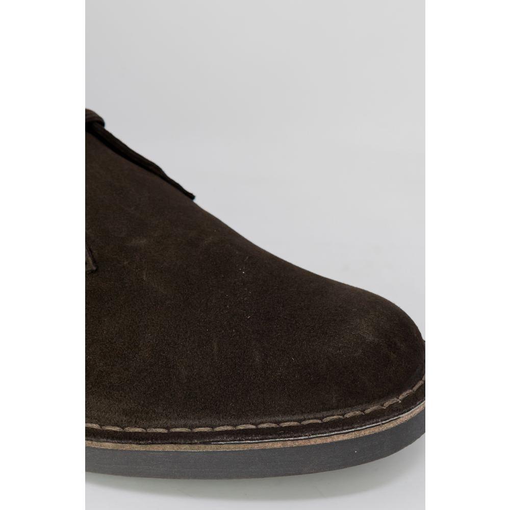 Clarks Brown Leather Boot CL-9879500140-EU44.5/US11.5
