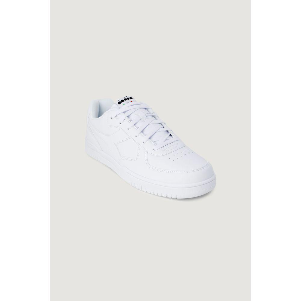 Diadora White Artificial Leather Sneaker DI-10360500008-EU40/US7