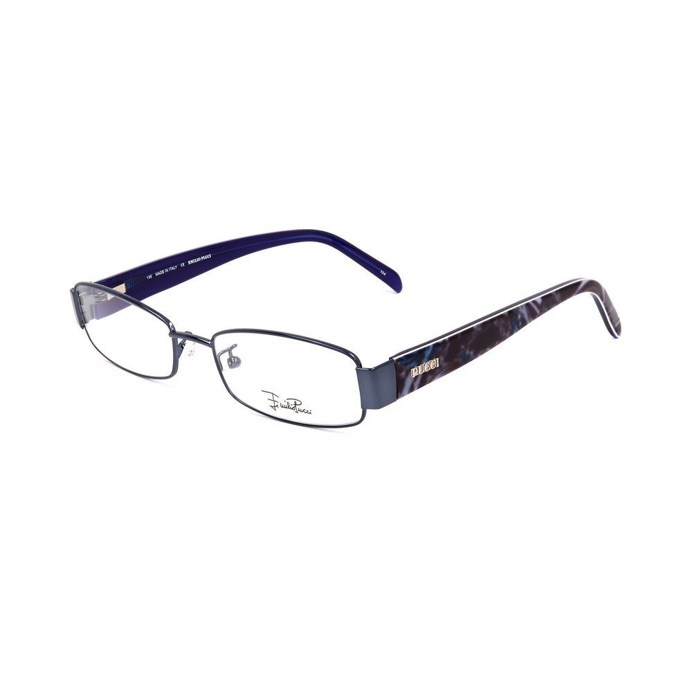 Emilio Pucci Blue Metal Frames, women's glasses model EP213646252, blue metal 52/17/135 mm