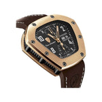 Lamborghini Black Leather Watch LATLFT075SPYDERLEGGEROAC